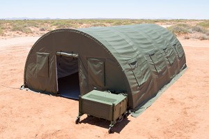 Gren Army Medical Tent in the desert.