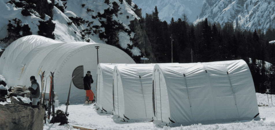 Military Shelter Systems for Cliffhanger Movie
