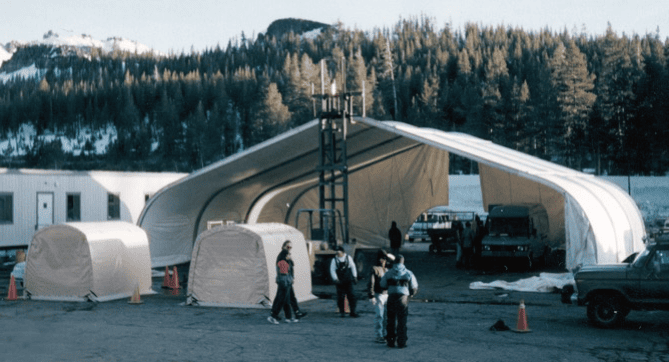 Military Shelter Systems for True Lies Movie