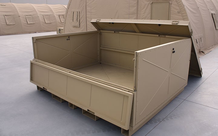 Open Heavy-Duty Reusable Containers from Alaska Defense