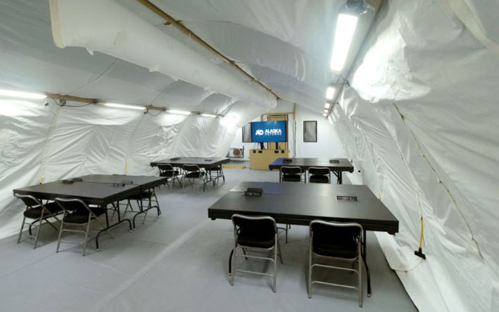 Inside of Alaska Defense Tactical Operations Center