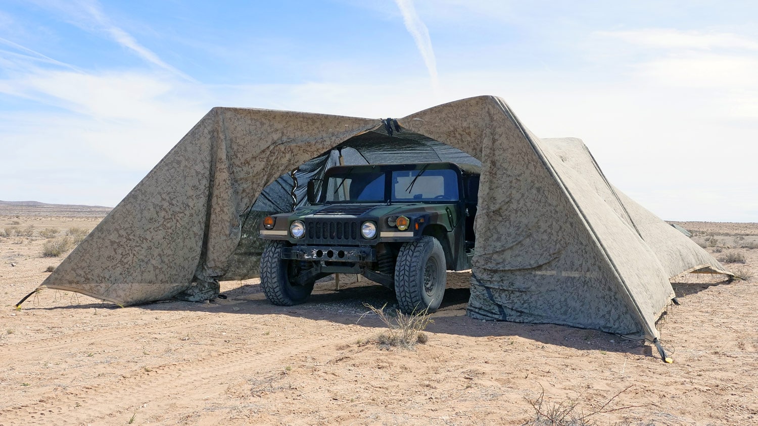 ultra lightweight camouflage net system from alaska defense TRACS