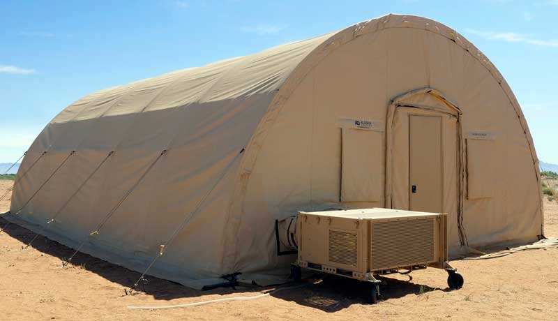 5-ton environmental control unit with 24-wide military shelter from Alaska Defense