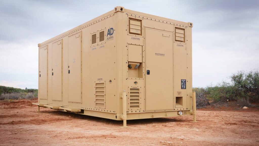 Containerized hygiene facilities from Alaska Defense